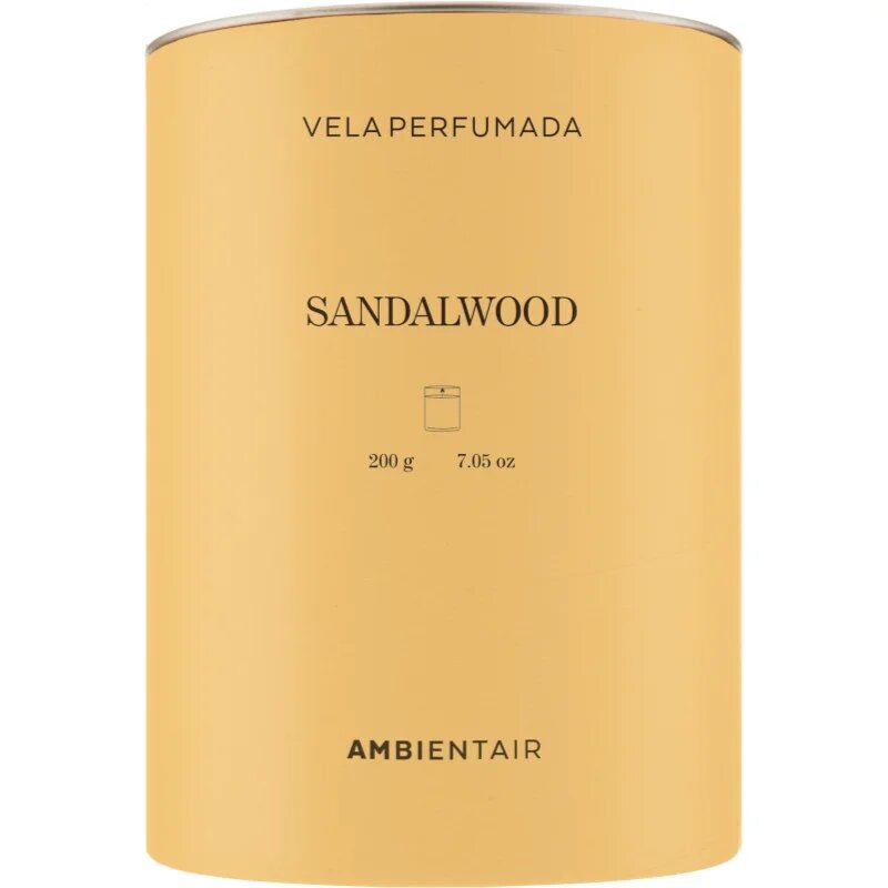 Ambientair COLOURS Sandalwood vonná svíčka 200 g