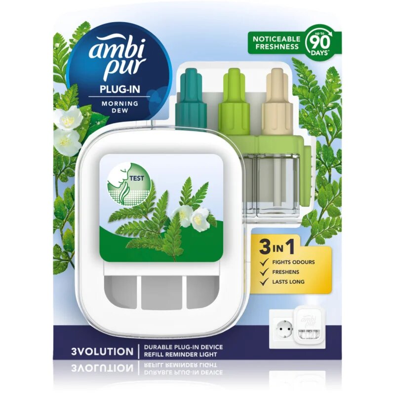 AmbiPur 3volution Morning Dew elektrický osvěžovač vzduchu s náplní 20 ml