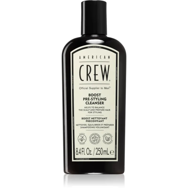 American Crew Boost Pre-styling Cleanser šampon pro jemné a zplihlé vlasy pro muže 250 ml