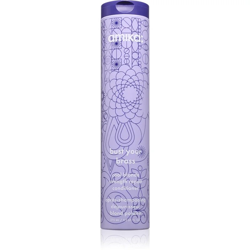amika Bust Your Brass Cool Blonde Strenght Repair Conditioner kondicionér pro blond vlasy 275 ml