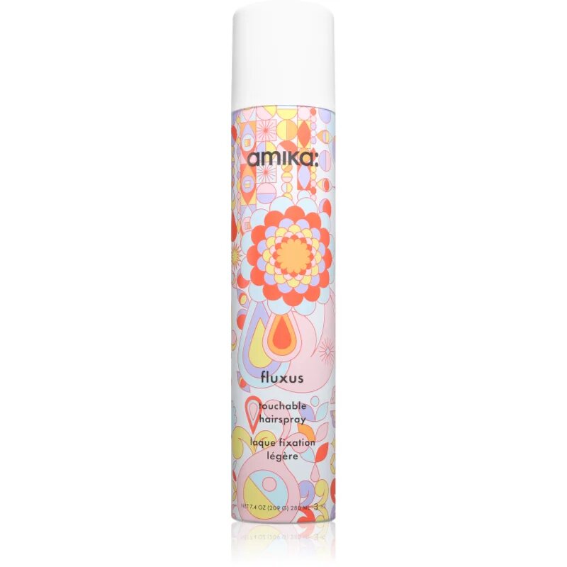 amika Fluxus Touchable Hairspray lak na vlasy pro flexibilní zpevnění 280 ml