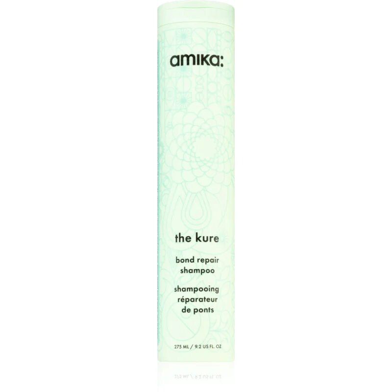 amika The Kure Bond Repair Shampoo hloubkově regenerační šampon pro suché a poškozené vlasy s proteiny 275 ml