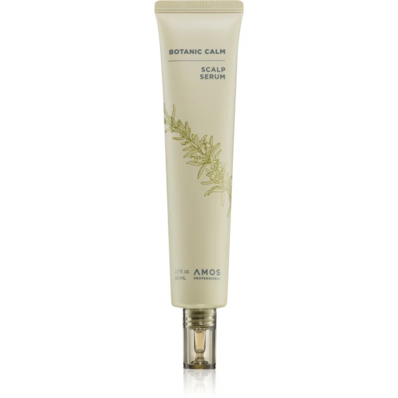 AMOS PROFESSIONAL Botanic Calm Scalp Serum posilující a regenerační vlasové sérum proti řídnutí vlasů 80 ml