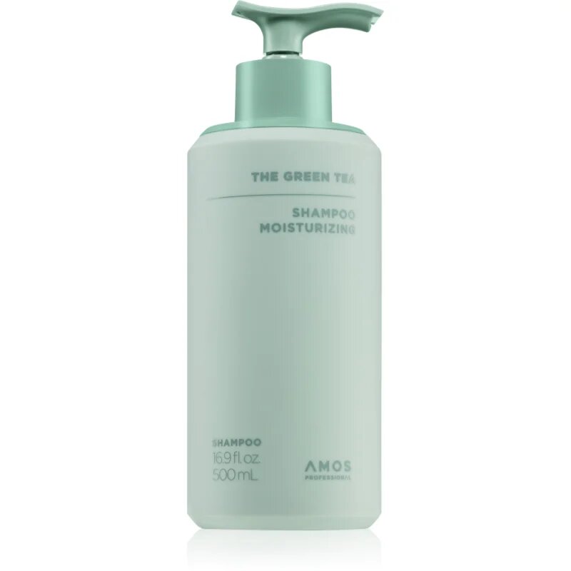 AMOS PROFESSIONAL The Green Tea Shampoo Moisturizing intenzivně vyživující šampon proti padání vlasů 500 g