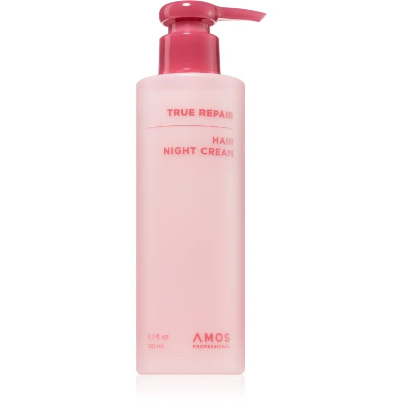 AMOS PROFESSIONAL True Repair Hair Night Cream intenzivní noční péče pro poškozené vlasy 180 ml