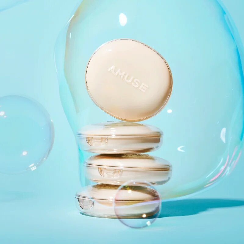 AMUSE Dew Jelly Master Cushion dlouhotrvající make-up v houbičce se střední UV ochranou odstín 1.5 Natural 15 g