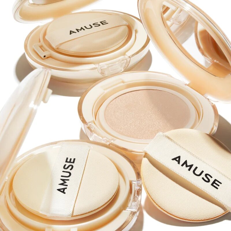 AMUSE Dew Jelly Master Cushion dlouhotrvající make-up v houbičce se střední UV ochranou odstín 1.5 Natural 15 g