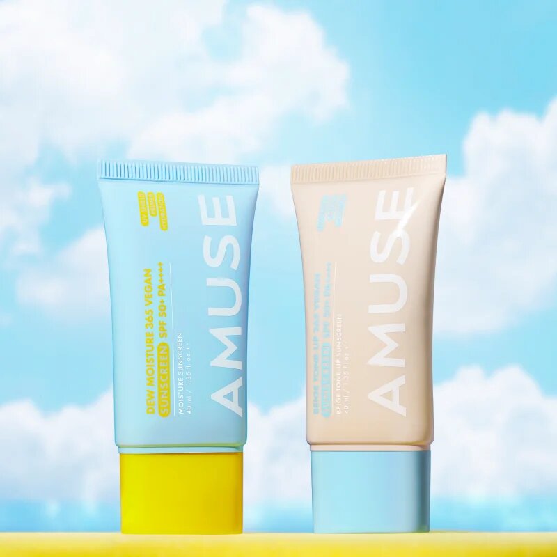 AMUSE Dew Moisture 365 Vegan Sunscreen opalovací fluid na obličej s hydratačním účinkem 40 ml