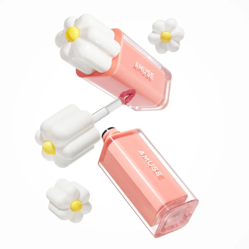 AMUSE Dew Tint dlouhotrvající lesk na rty s hydratačním účinkem odstín 01 La Vie En Coral 4 g