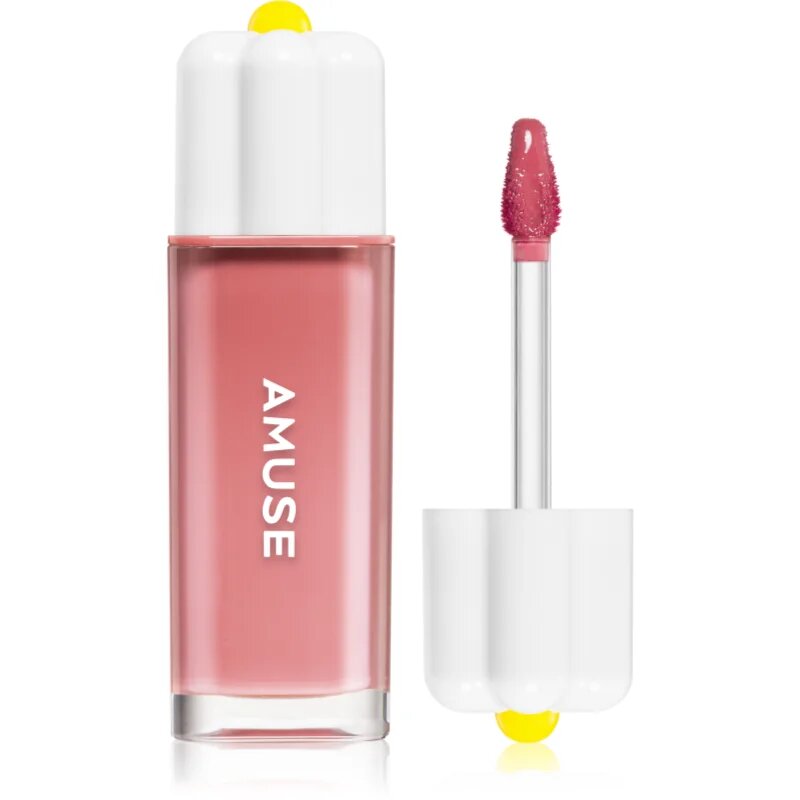 AMUSE Dew Tint dlouhotrvající lesk na rty s hydratačním účinkem odstín 10 Peach Bunny 4 g