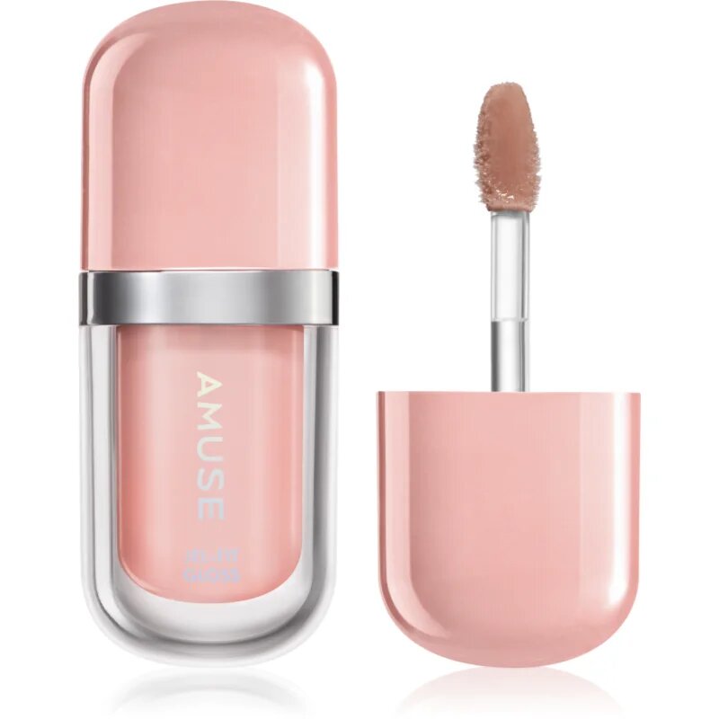 AMUSE Jel-Fit Gloss hydratační lesk na rty se zvětšujícím efektem odstín Oat Vanilla 3.8 g