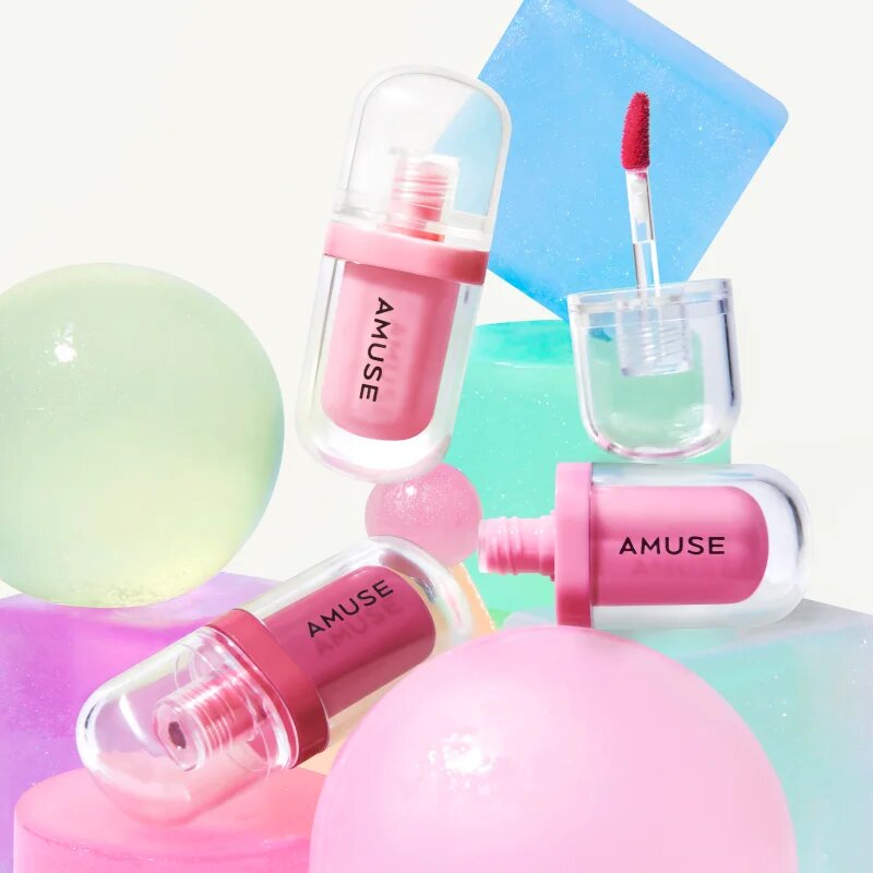 AMUSE Jel-Fit Tint dlouhotrvající lesk na rty pro intenzivní hydrataci odstín 08 Gorgeous Mauve 3.8 g