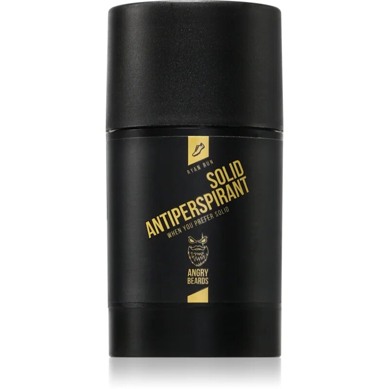 Angry Beards Ryan Run Solid Antiperspirant tuhý antiperspirant pro muže 50 ml