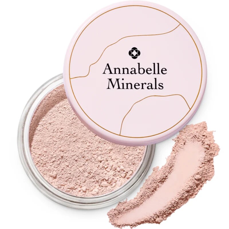 Annabelle Minerals Coverage Mineral Foundation minerální pudrový make-up pro dokonalý vzhled odstín Natural Light 4 g