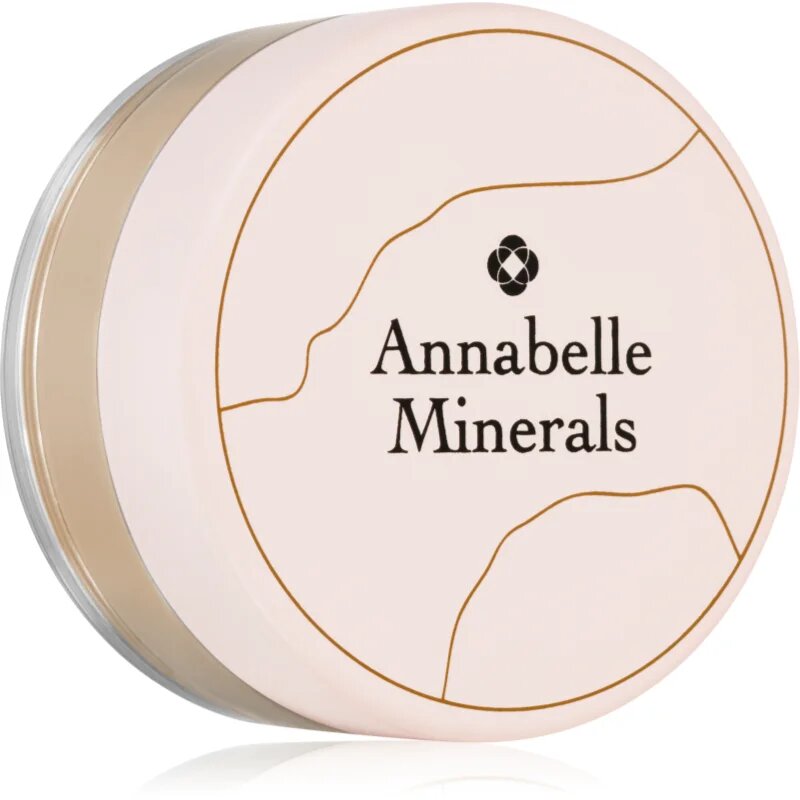 Annabelle Minerals Radiant Mineral Foundation minerální pudrový make-up pro rozjasnění pleti odstín Golden Fair 4 g
