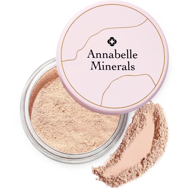Annabelle Minerals Radiant Mineral Foundation minerální pudrový make-up pro rozjasnění pleti odstín Golden Fair 4 g