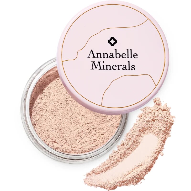 Annabelle Minerals Radiant Mineral Foundation minerální pudrový make-up pro rozjasnění pleti odstín Golden Fairest 4 g