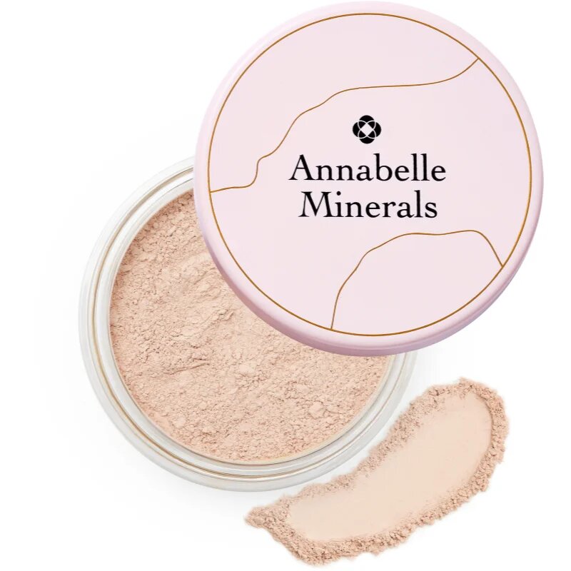 Annabelle Minerals Radiant Mineral Foundation minerální pudrový make-up pro rozjasnění pleti odstín Pure Fair 4 g