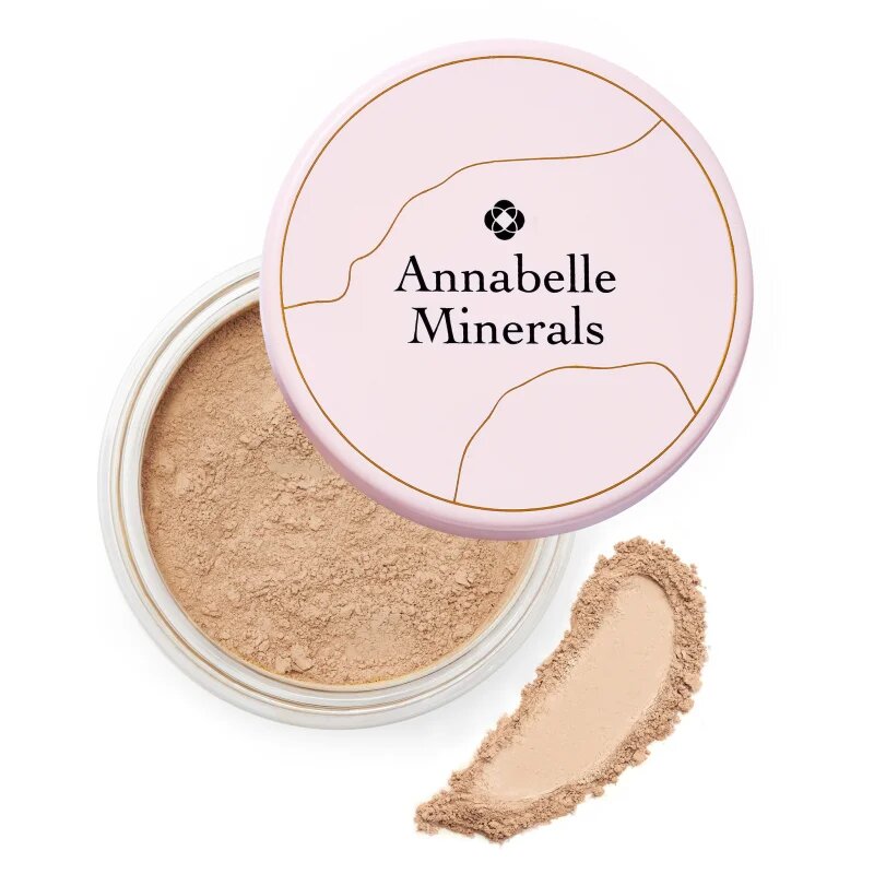 Annabelle Minerals Radiant Mineral Foundation minerální pudrový make-up pro rozjasnění pleti odstín Pure Light 4 g