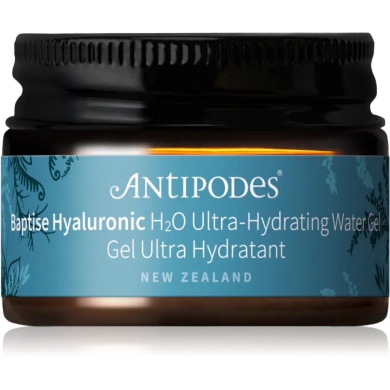 Antipodes Baptise H₂O Ultra-Hydrating Water Gel lehký hydratační gelový krém na obličej 15 ml