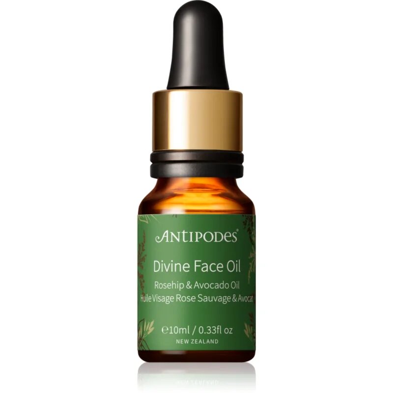 Antipodes Divine Face Oil Rosehip & Avocado Oil ochranné sérum proti prvním známkám stárnutí pleti 10 ml