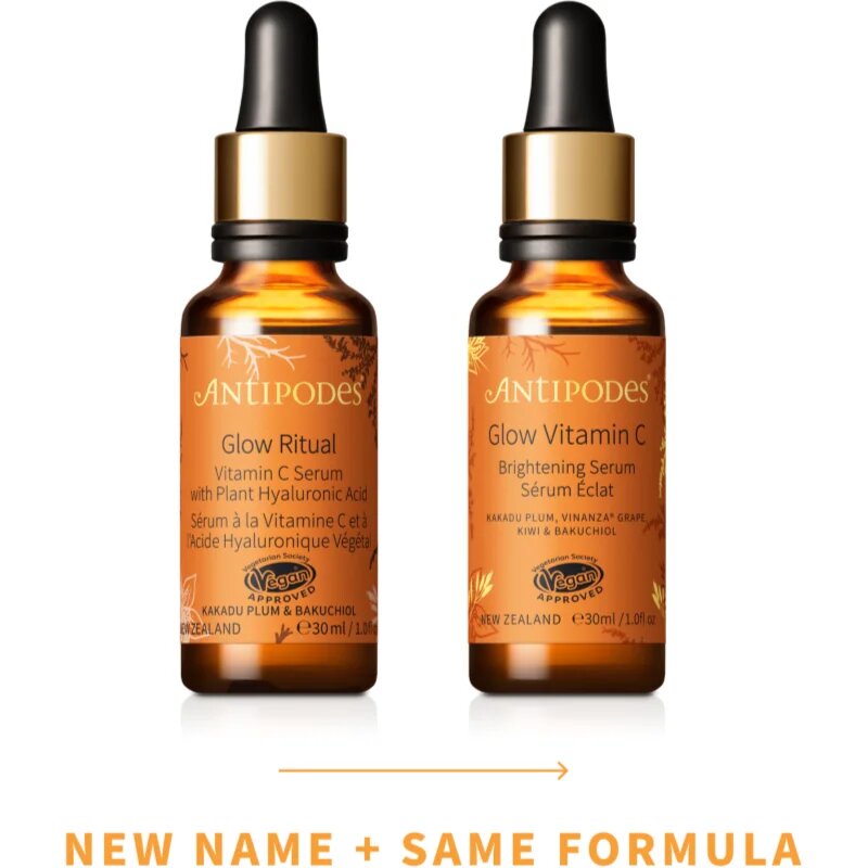Antipodes Glow Vitamin C rozjasňující sérum proti prvním známkám stárnutí pleti 30 ml