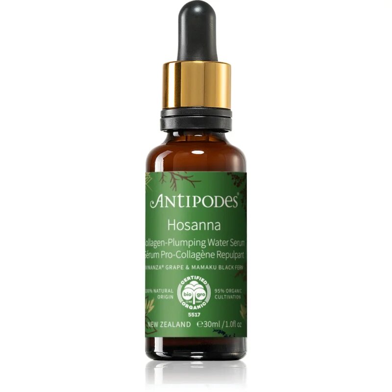Antipodes Hosanna Collagen-Plumping Water Serum omlazující sérum pro podporu tvorby kolagenu 30 ml