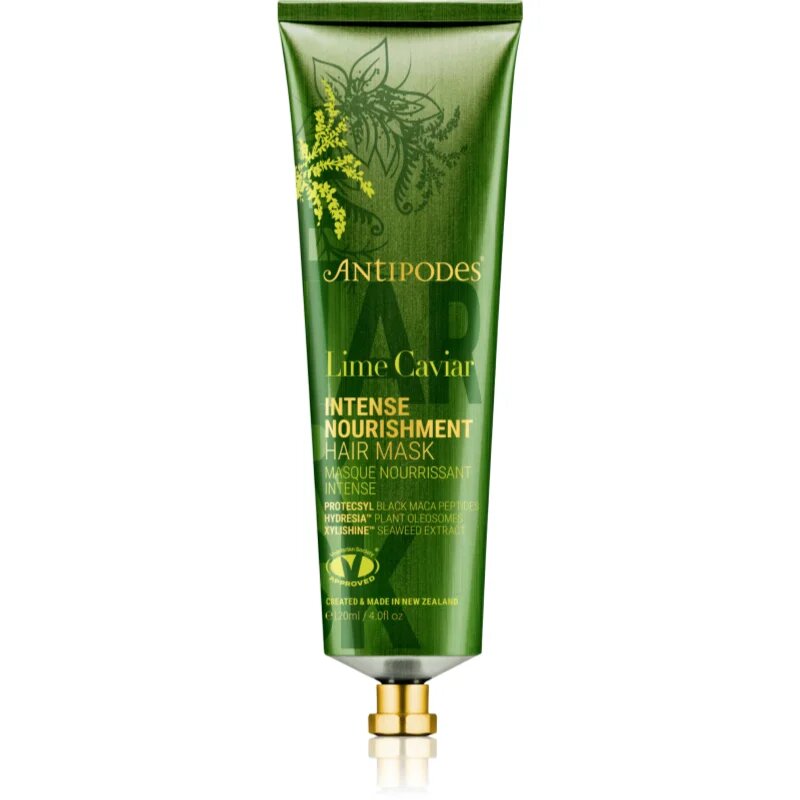 Antipodes Lime Caviar Intense Nourishment Hair Mask intenzivně vyživující maska na vlasy 120 ml