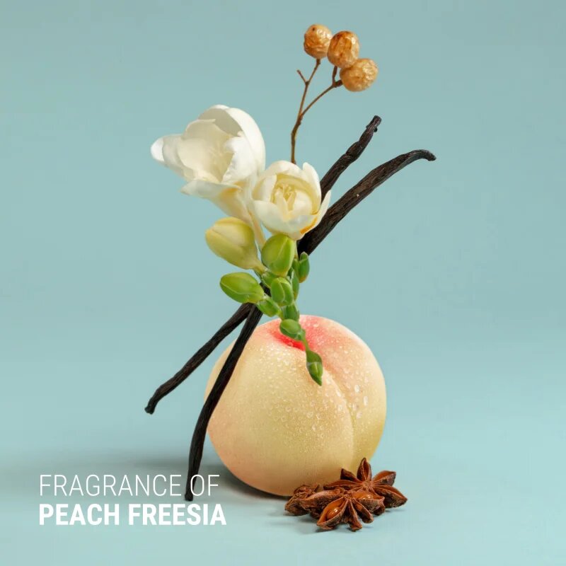Antipodes Peach Freesia Smooth & Hydrate hydratační kondicionér pro uhlazení a výživu suchých a nepoddajných vlasů 340 ml