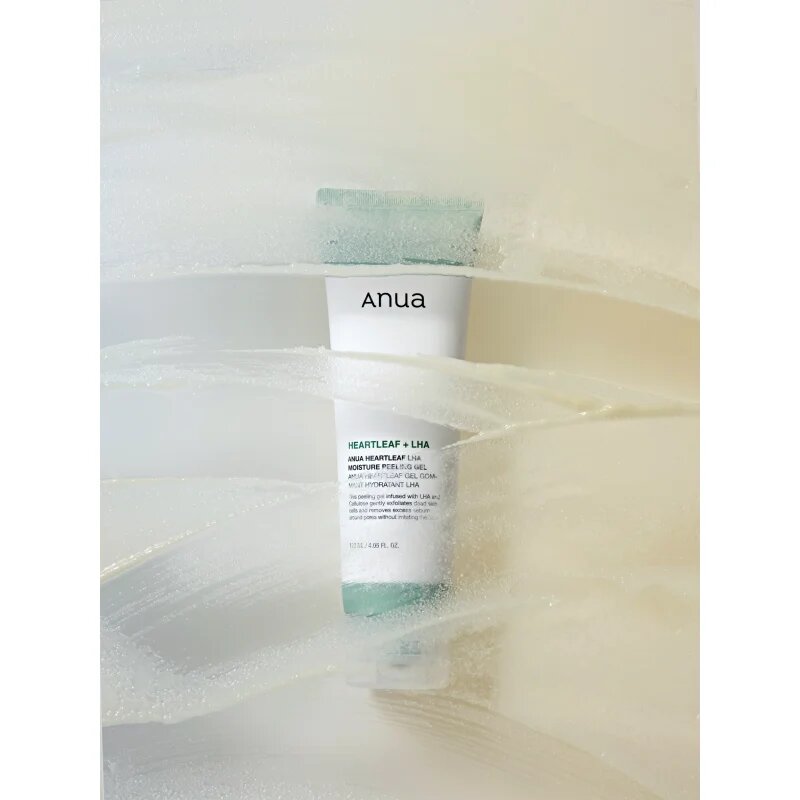 Anua Heartleaf LHA Moisture Peeling Gel jemný gelový peeling pro citlivou pleť se sklonem k akné 120 ml