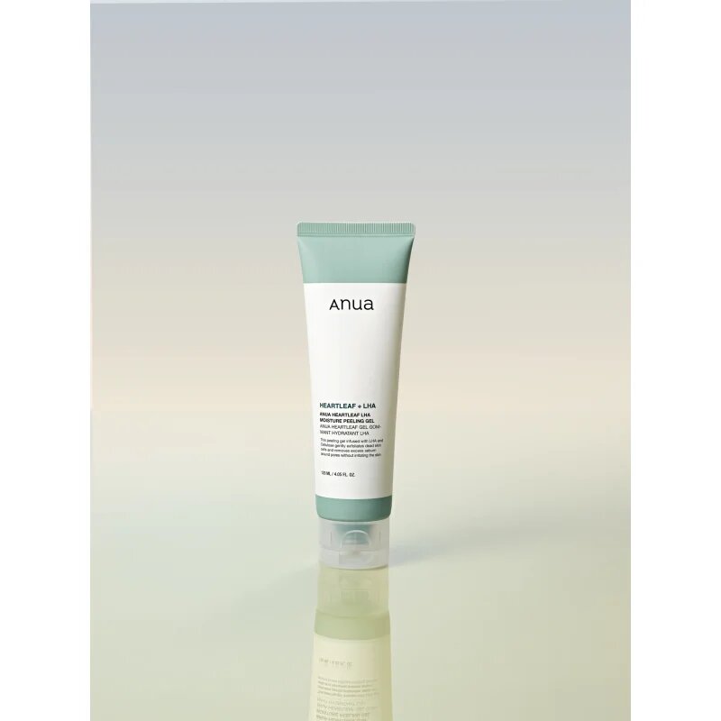 Anua Heartleaf LHA Moisture Peeling Gel jemný gelový peeling pro citlivou pleť se sklonem k akné 120 ml