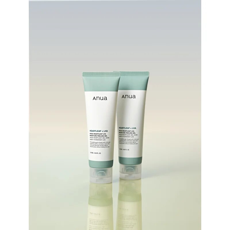 Anua Heartleaf LHA Moisture Peeling Gel jemný gelový peeling pro citlivou pleť se sklonem k akné 120 ml