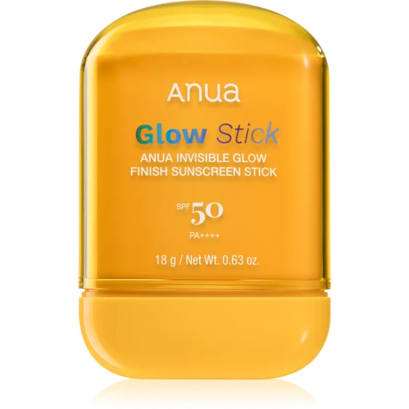 Anua Invisible Glow Finish Sunscreen Stick ochranná hydratační tyčinka s rozjasňujícím efektem SPF 50 18 g