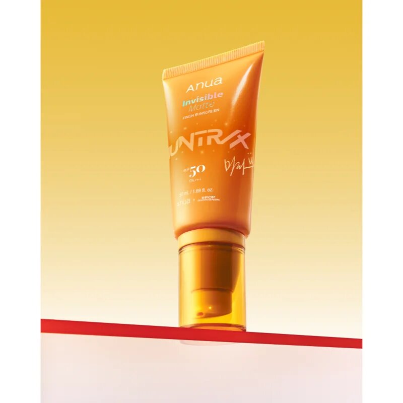Anua K-Pop Demon Hunters Invisible Matte Finish Sunscreen matující opalovací krém na obličej SPF 50 50 ml