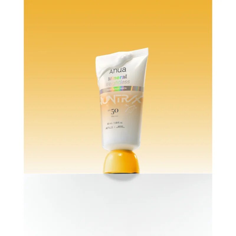Anua K-Pop Demon Hunters Mineral Weightless Finish Sunscreen lehký ochranný krém na obličej SPF 50 50 ml