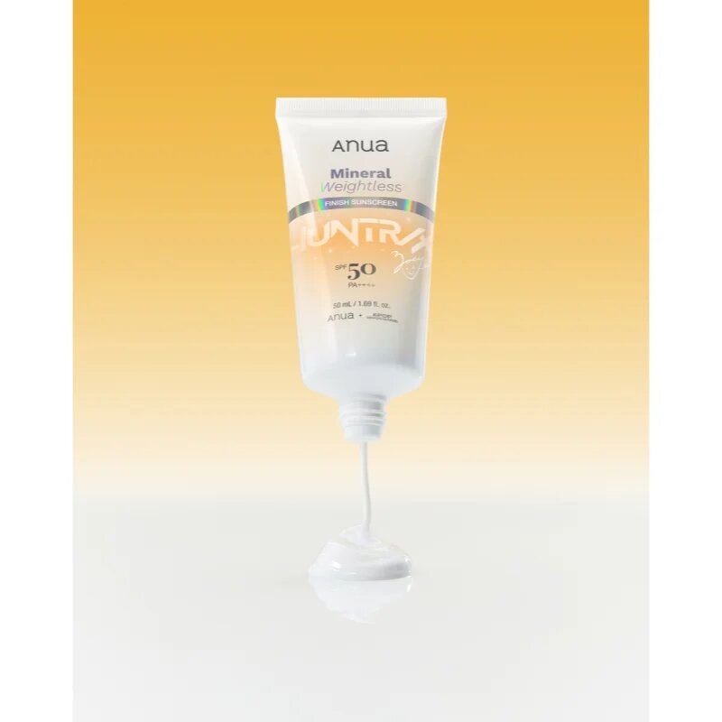 Anua K-Pop Demon Hunters Mineral Weightless Finish Sunscreen lehký ochranný krém na obličej SPF 50 50 ml