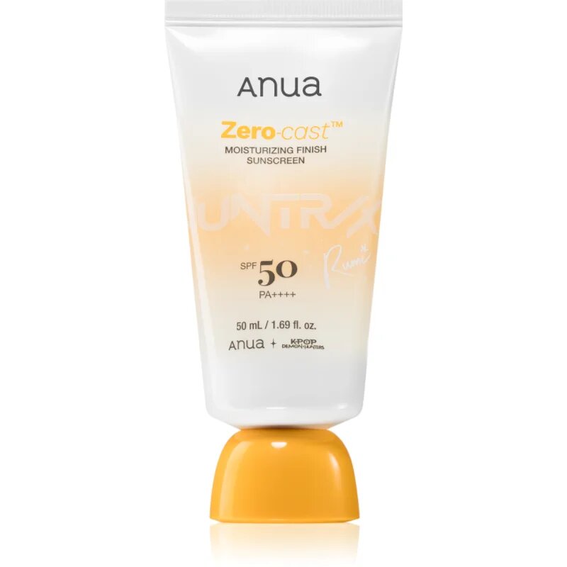 Anua K-Pop Demon Hunters Zero-Cast Sunscreen hydratační ochranný krém SPF 50 50 ml