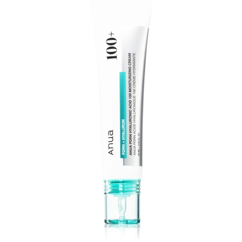 Anua PDRN 100 Hyaluronic Acid Moisturizing Cream hloubkově hydratační krém s kolagenem 60 ml