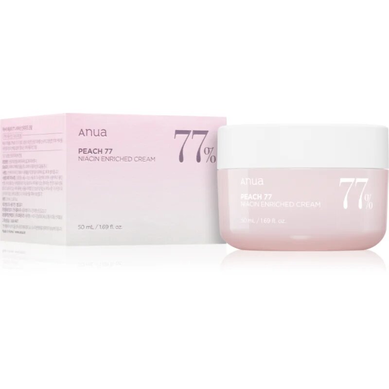 Anua Peach 77% Niacin Enriched Cream obnovující hydratační krém 50 ml