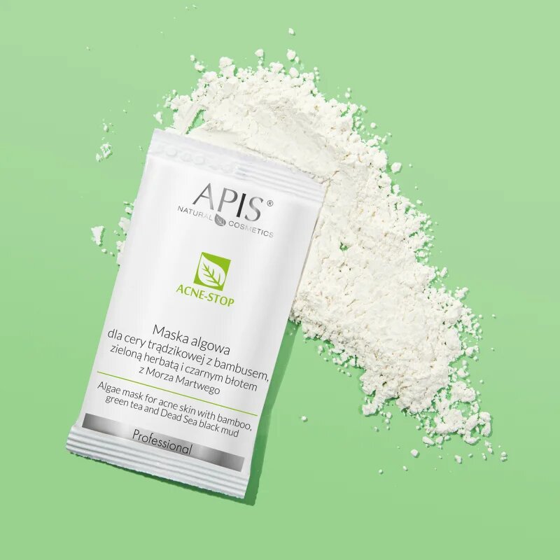 Apis Natural Cosmetics Acne-Stop Professional čisticí a zjemňující maska pro mastnou pleť se sklonem k akné 20 g