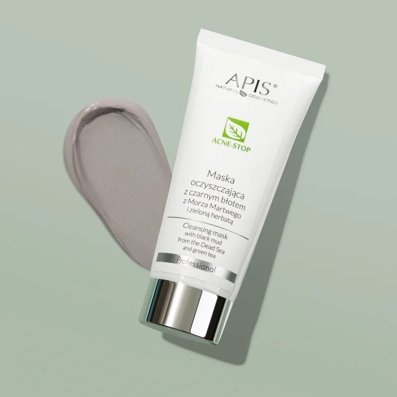 Apis Natural Cosmetics Acne-Stop Professional hloubkově čisticí maska pro mastnou pleť se sklonem k akné 200 ml
