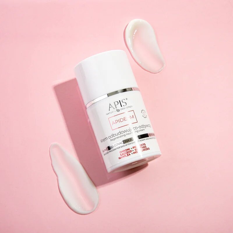 Apis Natural Cosmetics Apiderm denní krém pro regeneraci a výživu pleti SPF 10 50 ml