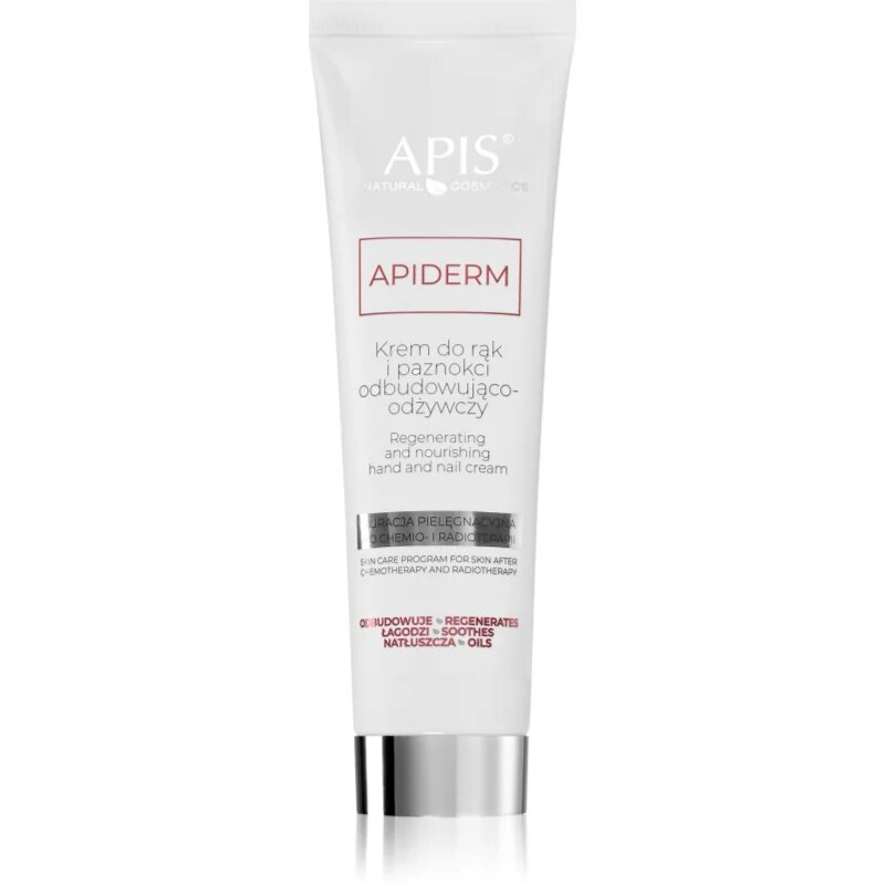 Apis Natural Cosmetics Apiderm Krém krém na ruce a nehty po chemoterapii a radioterapii 100 ml
