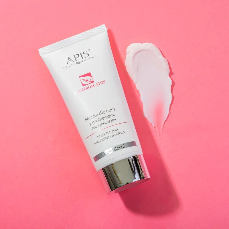 Apis Natural Cosmetics Couperose-Stop jemná krémová maska pro citlivou pleť se sklonem ke zčervenání 200 ml