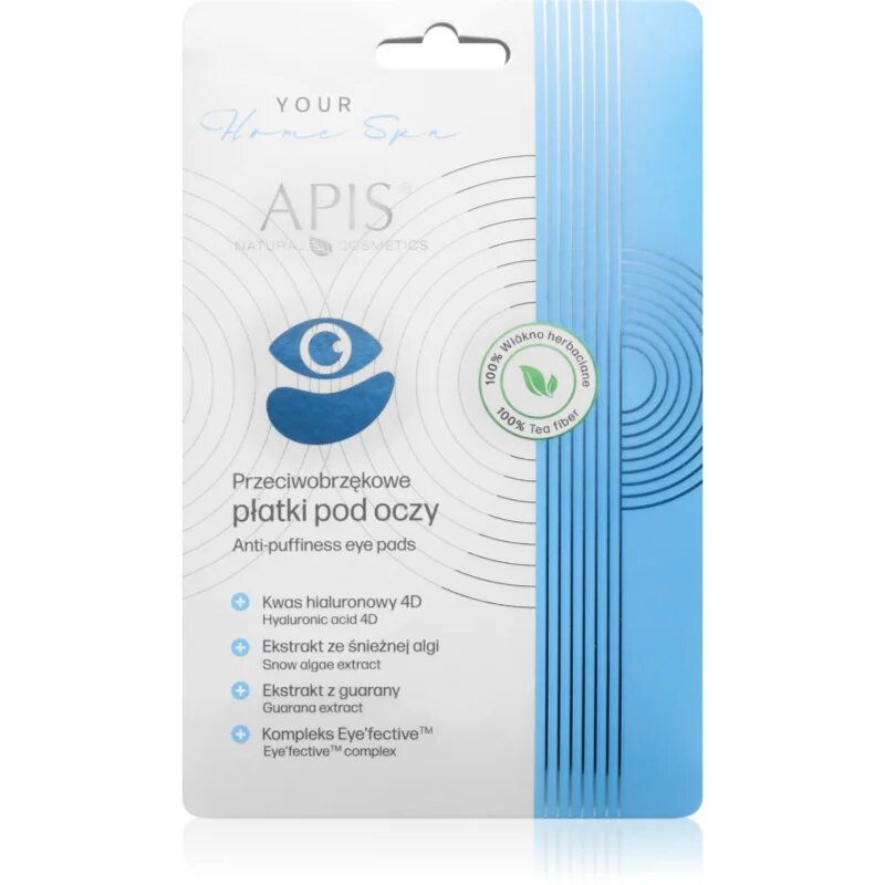 Apis Natural Cosmetics Home Spa oční maska proti otokům a tmavým kruhům 1 pár