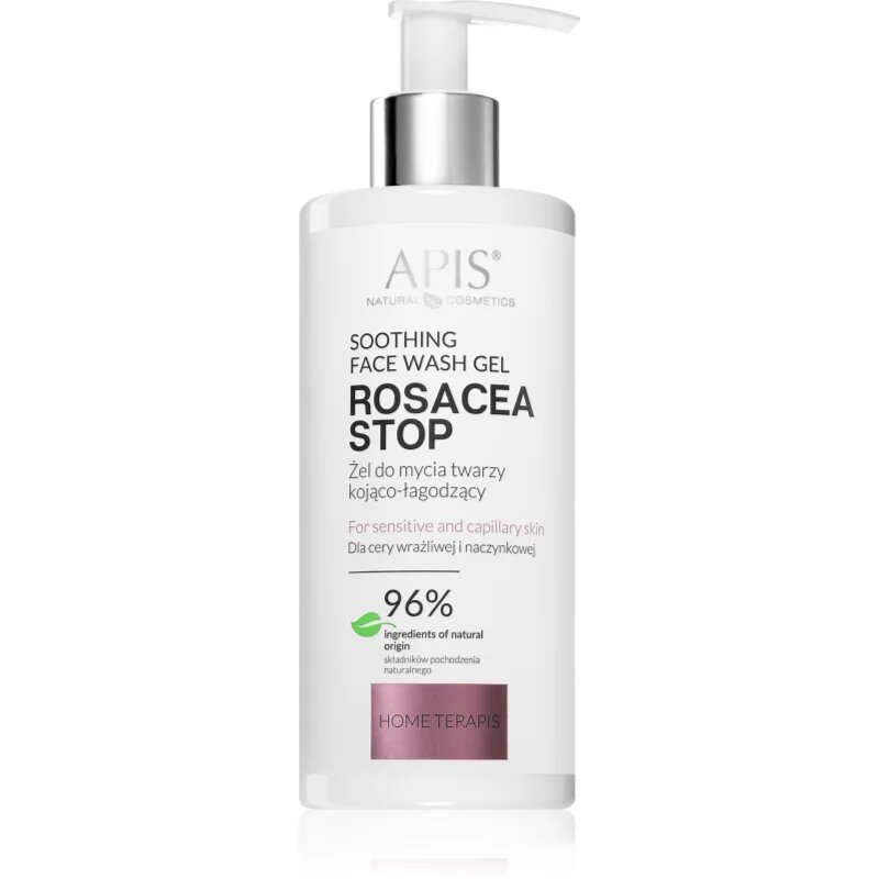 Apis Natural Cosmetics Home TerApis zklidňující čisticí gel na obličej 300 ml
