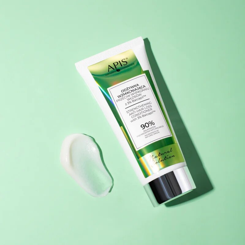 Apis Natural Cosmetics Natural Solution 3% Baicapil posilující kondicionér proti vypadávání vlasů 200 ml