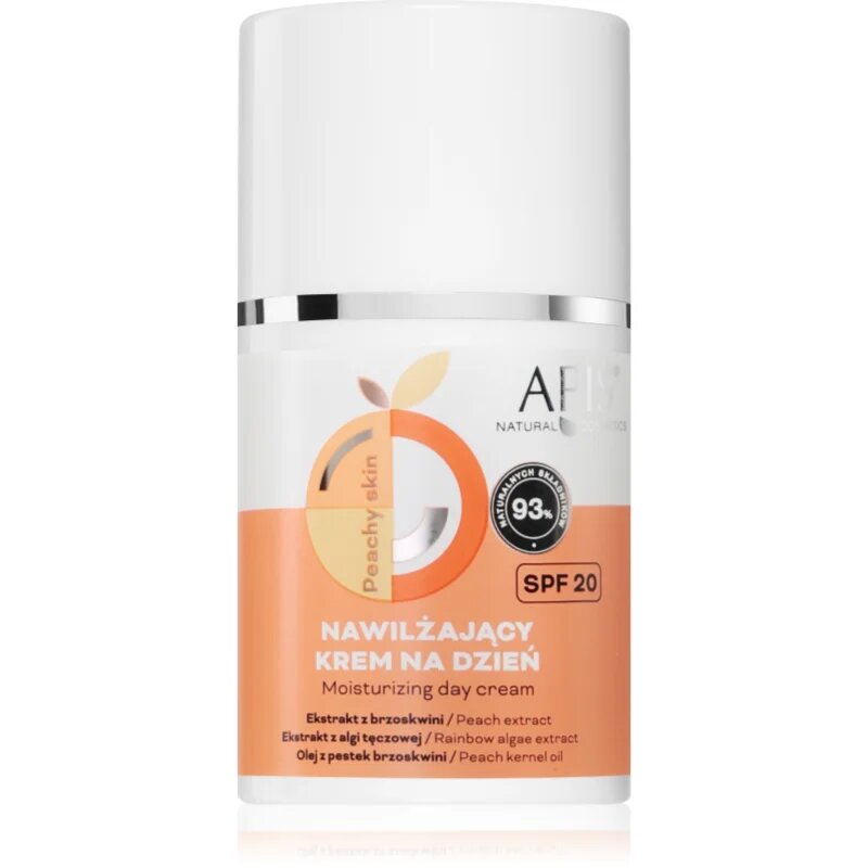 Apis Natural Cosmetics Peachy Skin denní krém s hydratačním účinkem SPF 20 50 ml