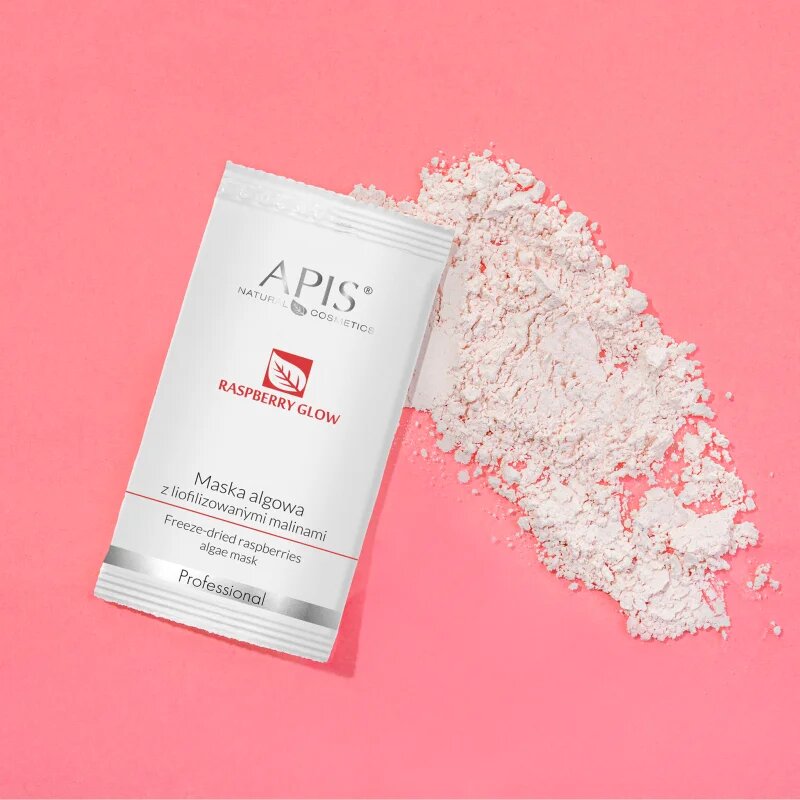 Apis Natural Cosmetics Raspberry Glow rozjasňující pleťová maska 20 g