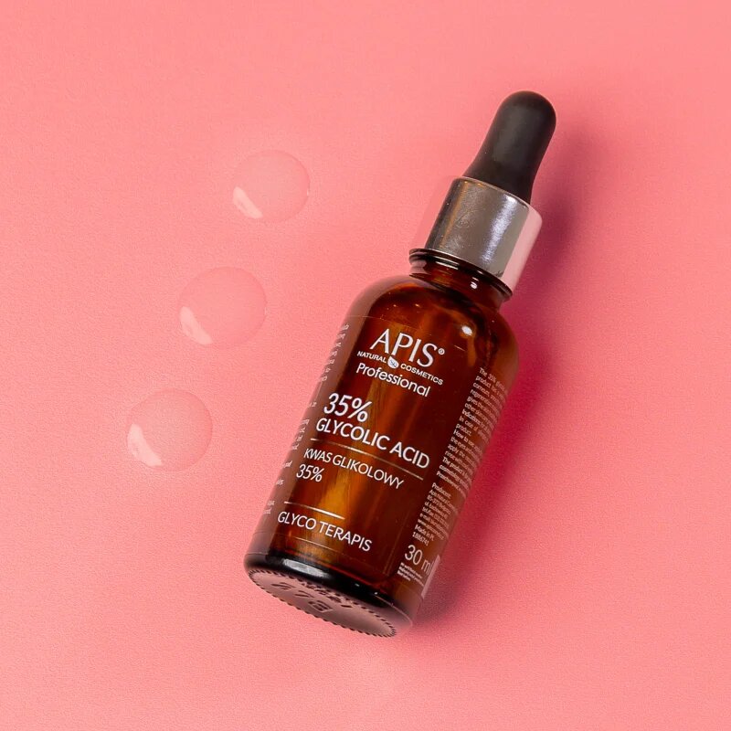 Apis Natural Cosmetics TerApis 35% Glycolic Acid vyhlazující exfoliační sérum pro regeneraci a obnovu pleti 30 ml